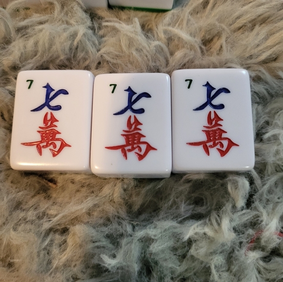 Mahjong tiles set of 112 with Tote "Do you mahjong?" - Picture 9 of 16